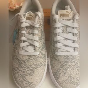 PUMA Snakeskin Carla Sneakers (NEW)